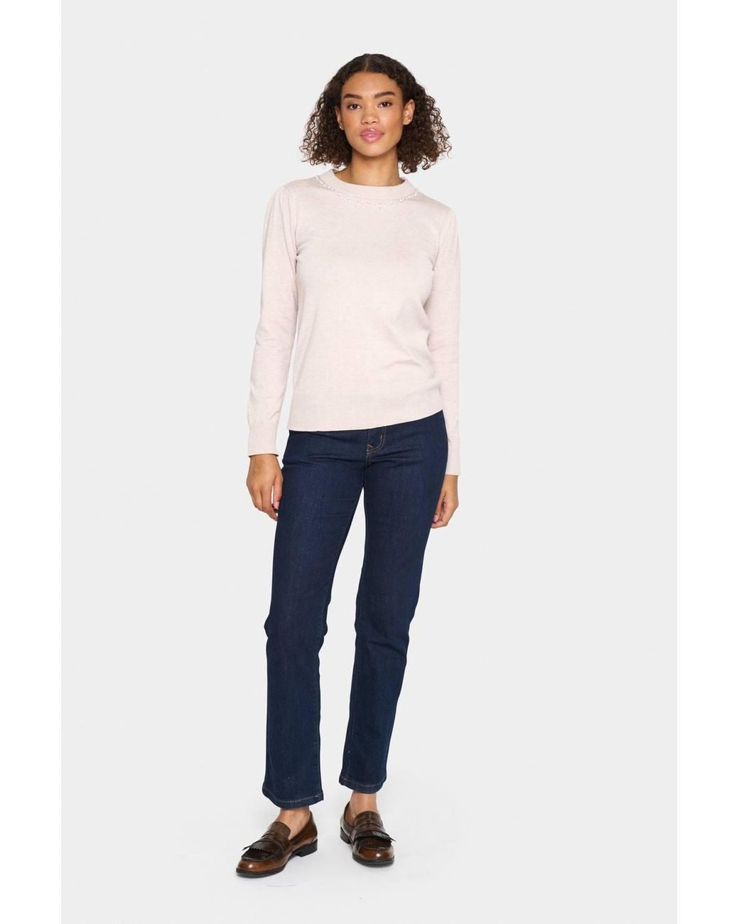 Saint Tropez White Temmasz Jumper