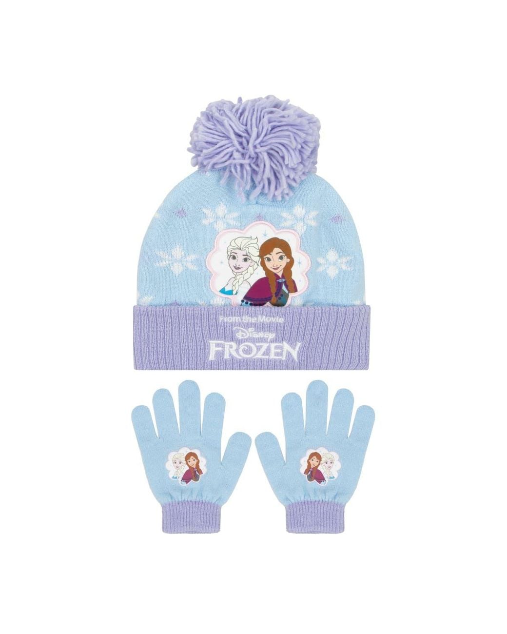 Disney White Frozen Hat & Gloves