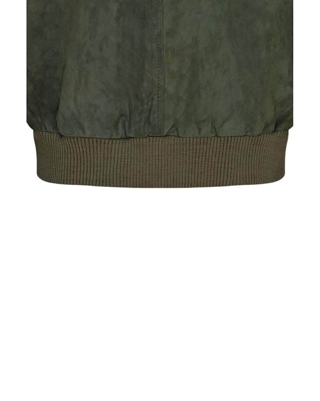 Infinity Leather Green Goat Suede Ma-1 Bomber Jacket-North for men