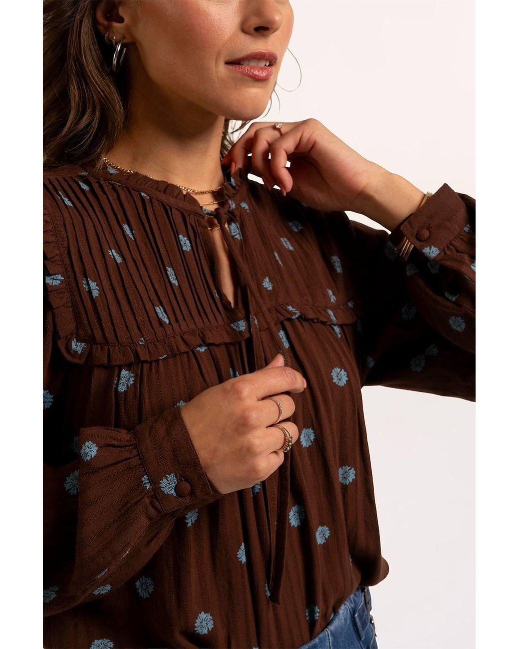 Brakeburn Brown Eliora Blouse