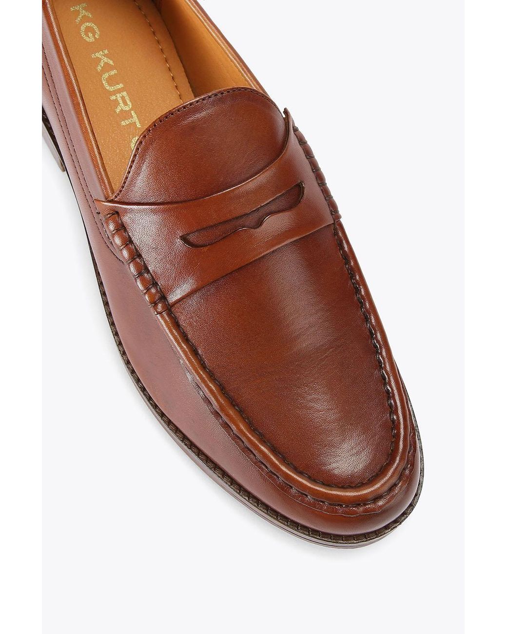 KG by Kurt Geiger Brown 'Francis' Leather Shoes for men