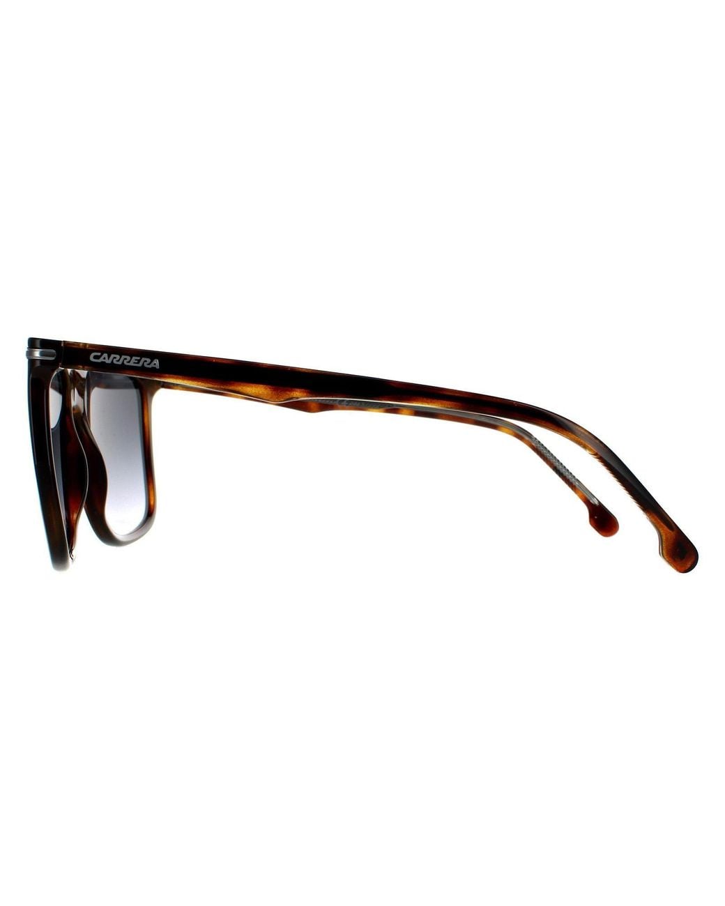 Carrera Black Rectangle Dark Havana Dark Gradient Sunglasses for men