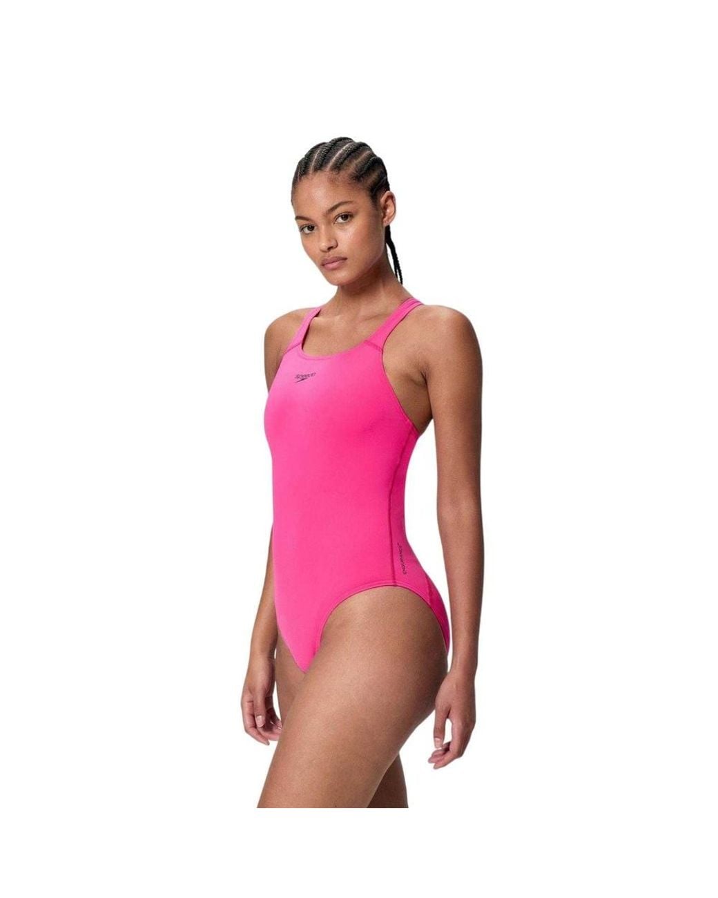 Speedo Pink Medalist One Piece Swimsuit