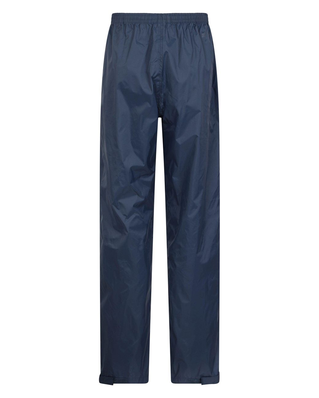 Mountain Warehouse Blue 'Pakka' Waterproof Hook & Loop Ankle Openings Everyday Over Trousers