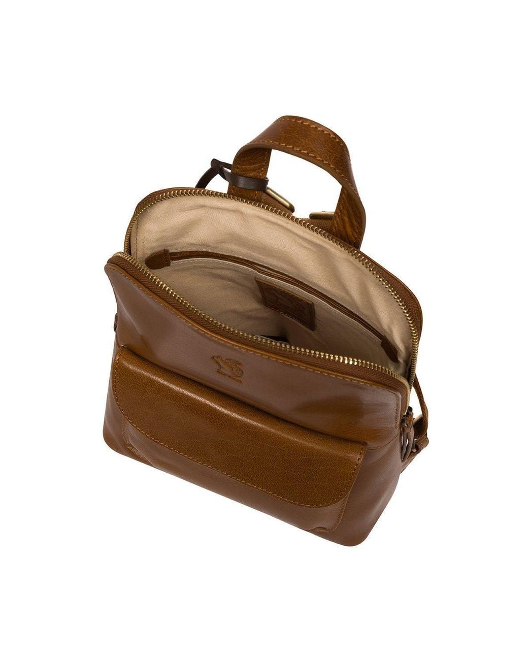 Conkca Blue 'Kerrie' Leather Backpack