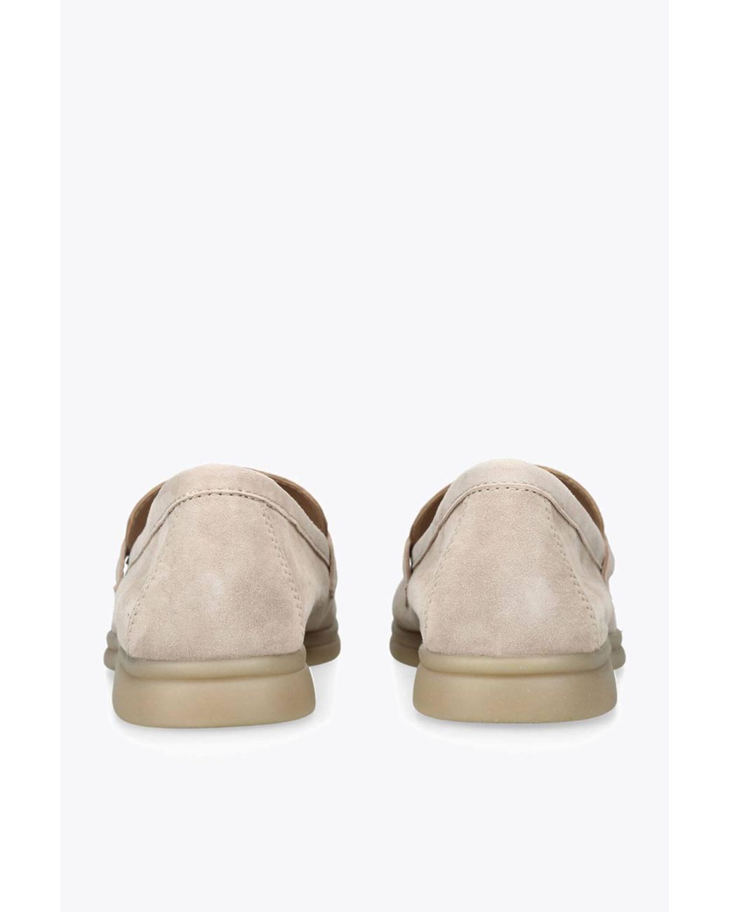 Steve Madden White 'Portland Bone' Suede Flats