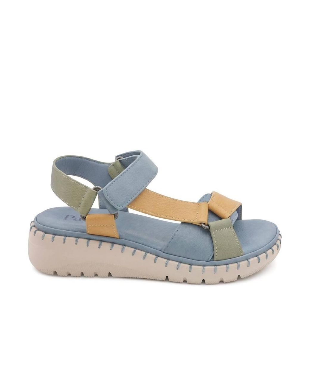 Pavers Blue Adjustable Fastening Cushioning Sandals