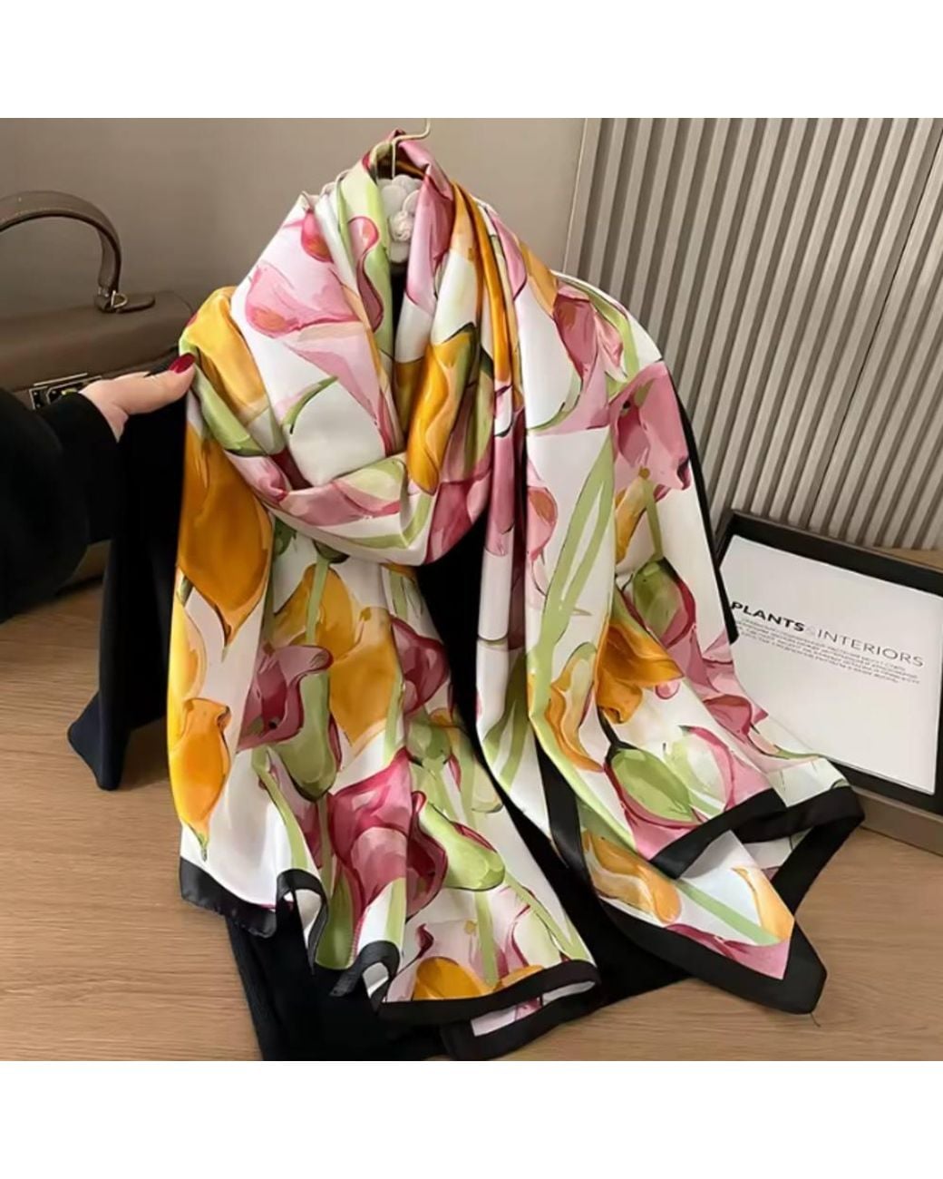 Lemon Daisy Accessories Brown Cassie Wedding Guest Summer Scarf Shawl
