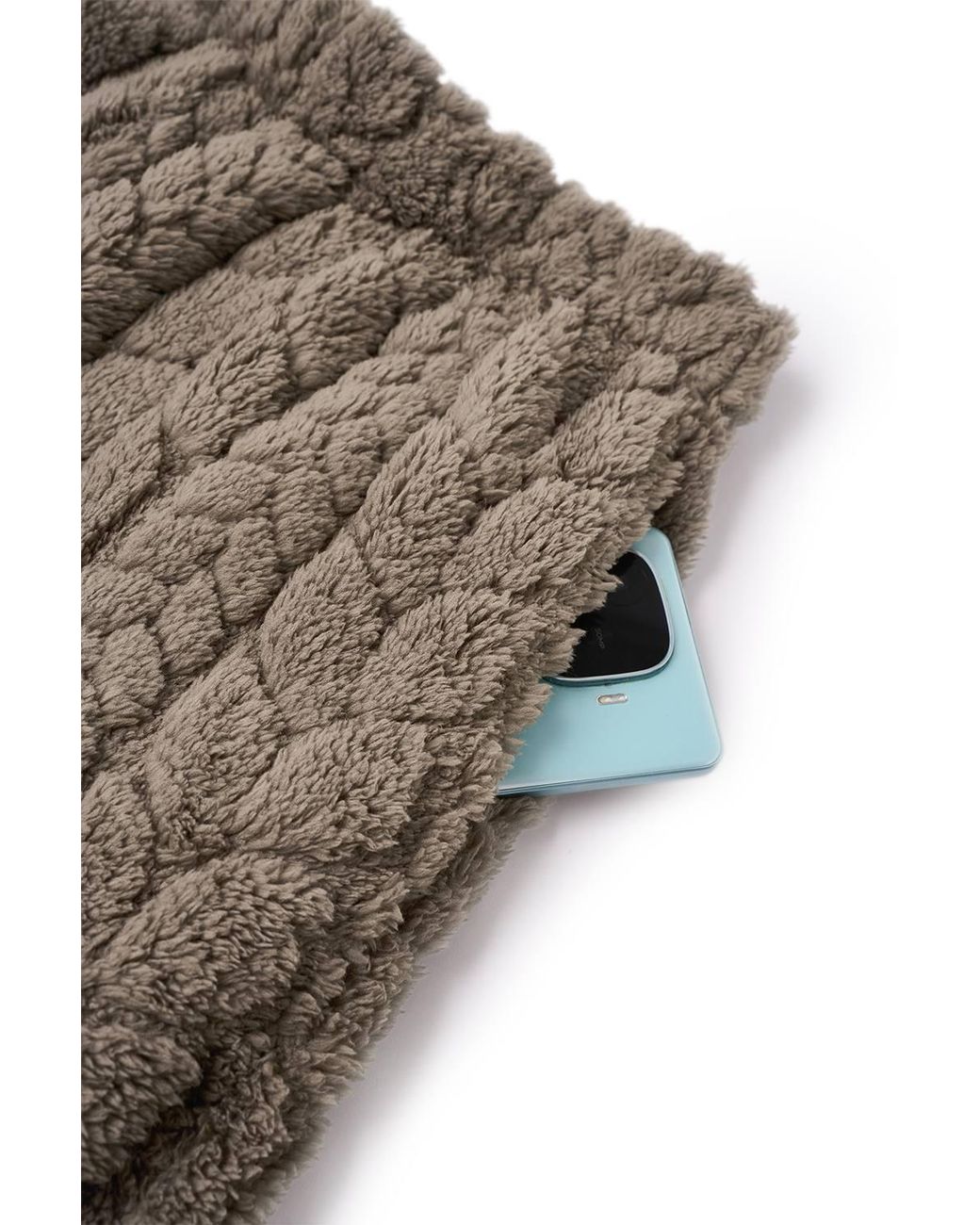 MODISHION Brown 2-Piece Fluffy Loungewear Set