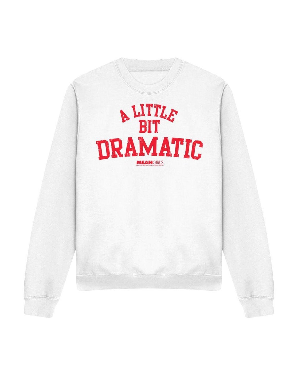 Mean Girls Gray Dramatic Crew Sweatshirt