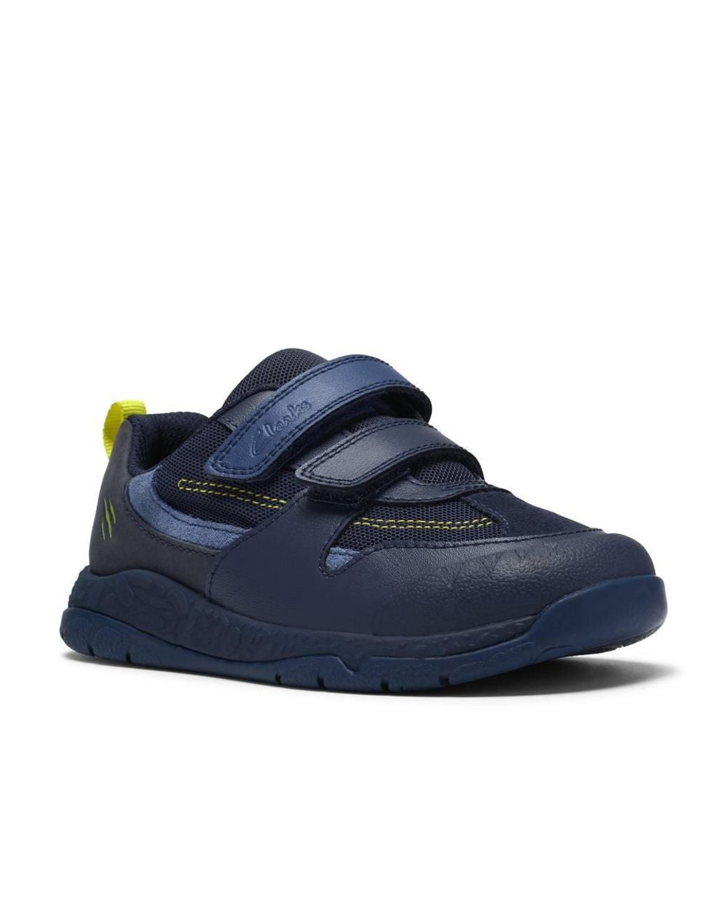 Clarks Blue Steggy Soar K Combination Trainers
