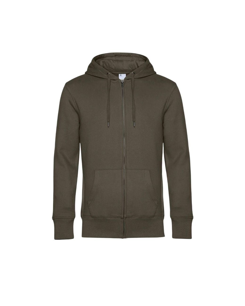 Bc Green King Zipped Hoodie for men