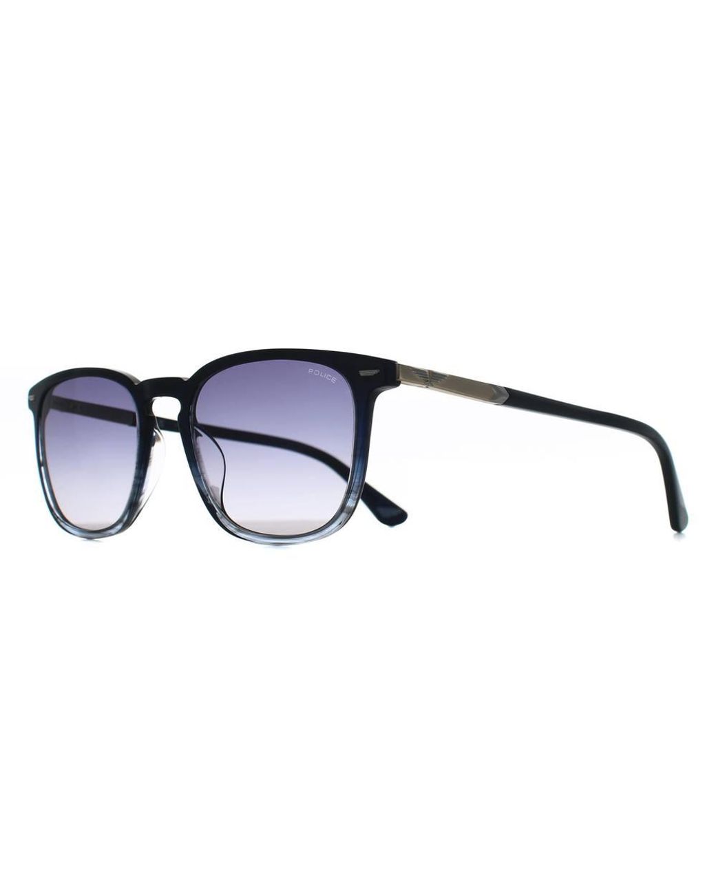 Police Blue Splq86-540Gbl Square/Rectangle Sunglasses for men