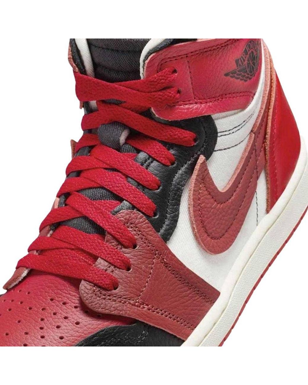 Nike Red Air Jordan 1 Leather Trainers for men