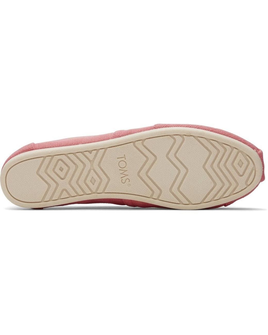 TOMS Pink Alpargata' Slip On Shoes