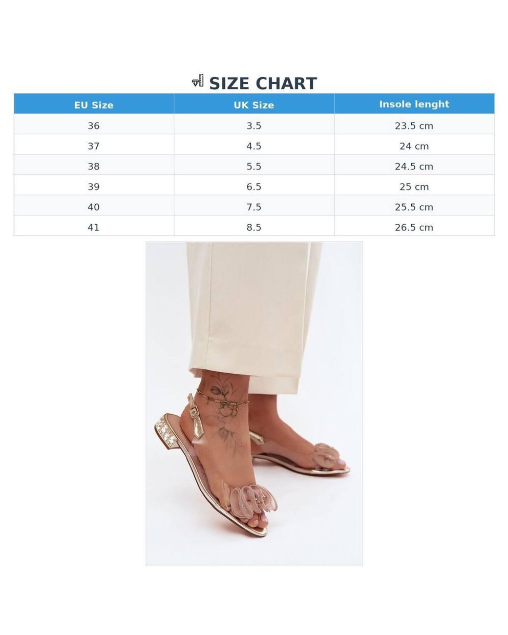 Love Lace Metallic Classic Leather Sandals With 2.5Cm Heel