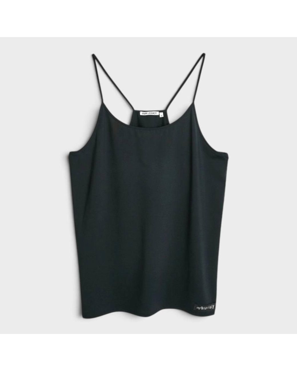 Our Legacy Black Sleeveless Tank Top