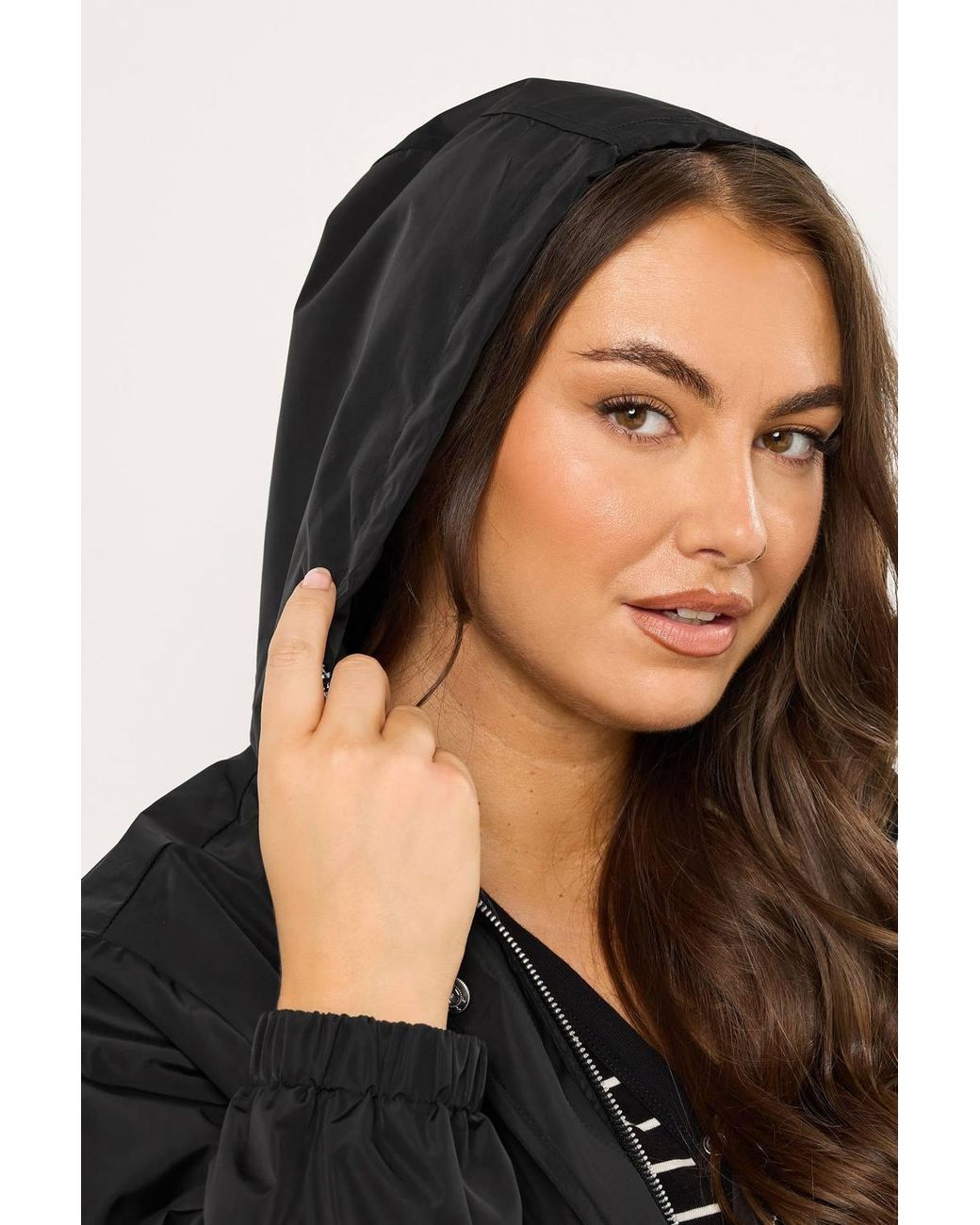 Evans Black Lightweight Rain Jacket