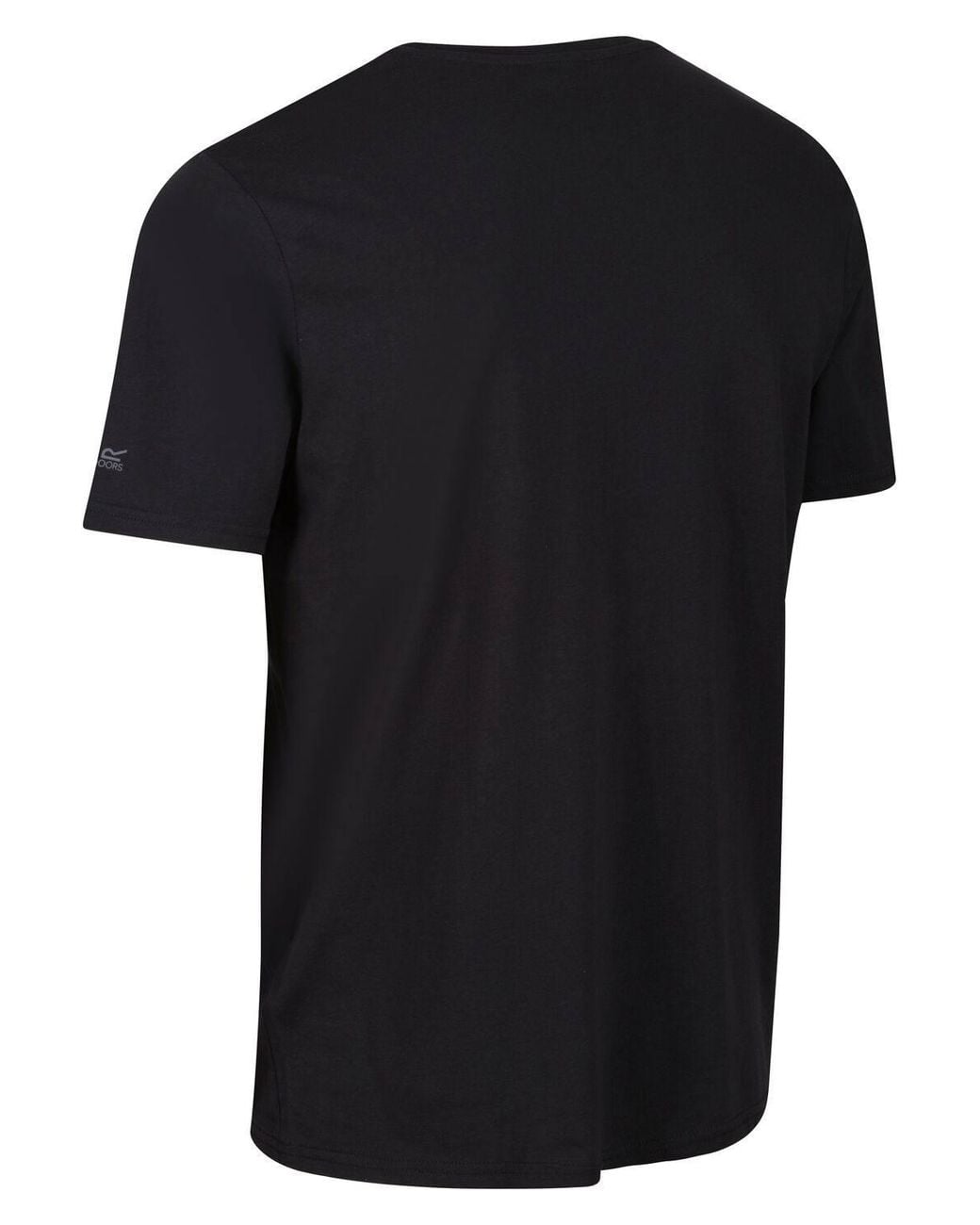 Regatta Black Tait Short Sleeved Lightweight Active T-Shirt for men