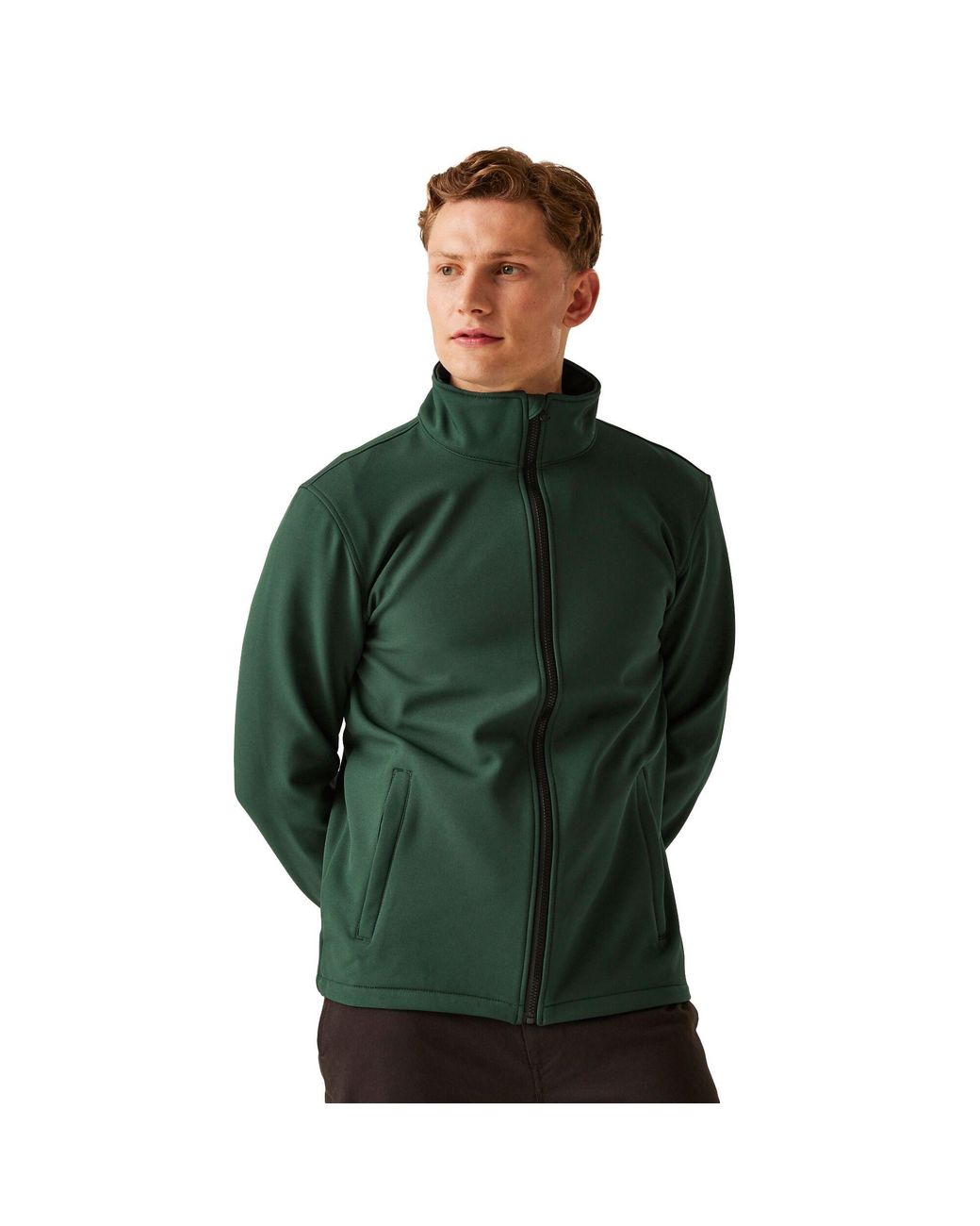 Regatta Green Soft Shell Jacket for men