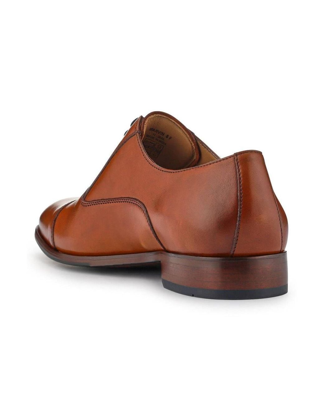 Jones Bootmaker Brown Marvin Leather Oxford Shoes for men