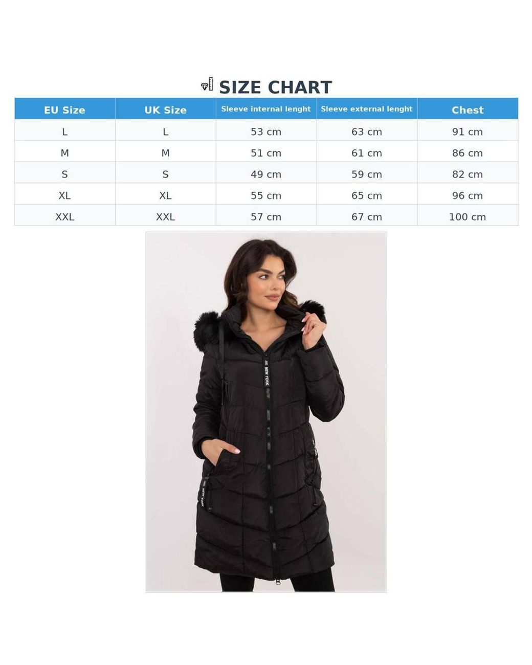 Love Lace Black Quilted Hooded Puffer Jacket With Pockets & Drawstring