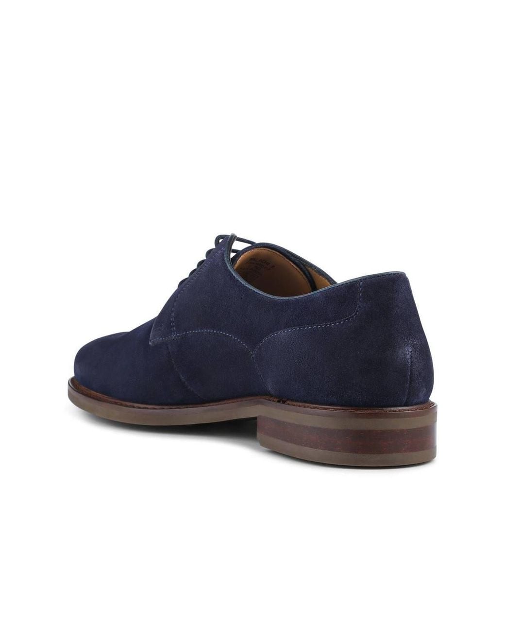 Jones Bootmaker Blue Malachi Smart Casual Leather Lace Up Shoes for men