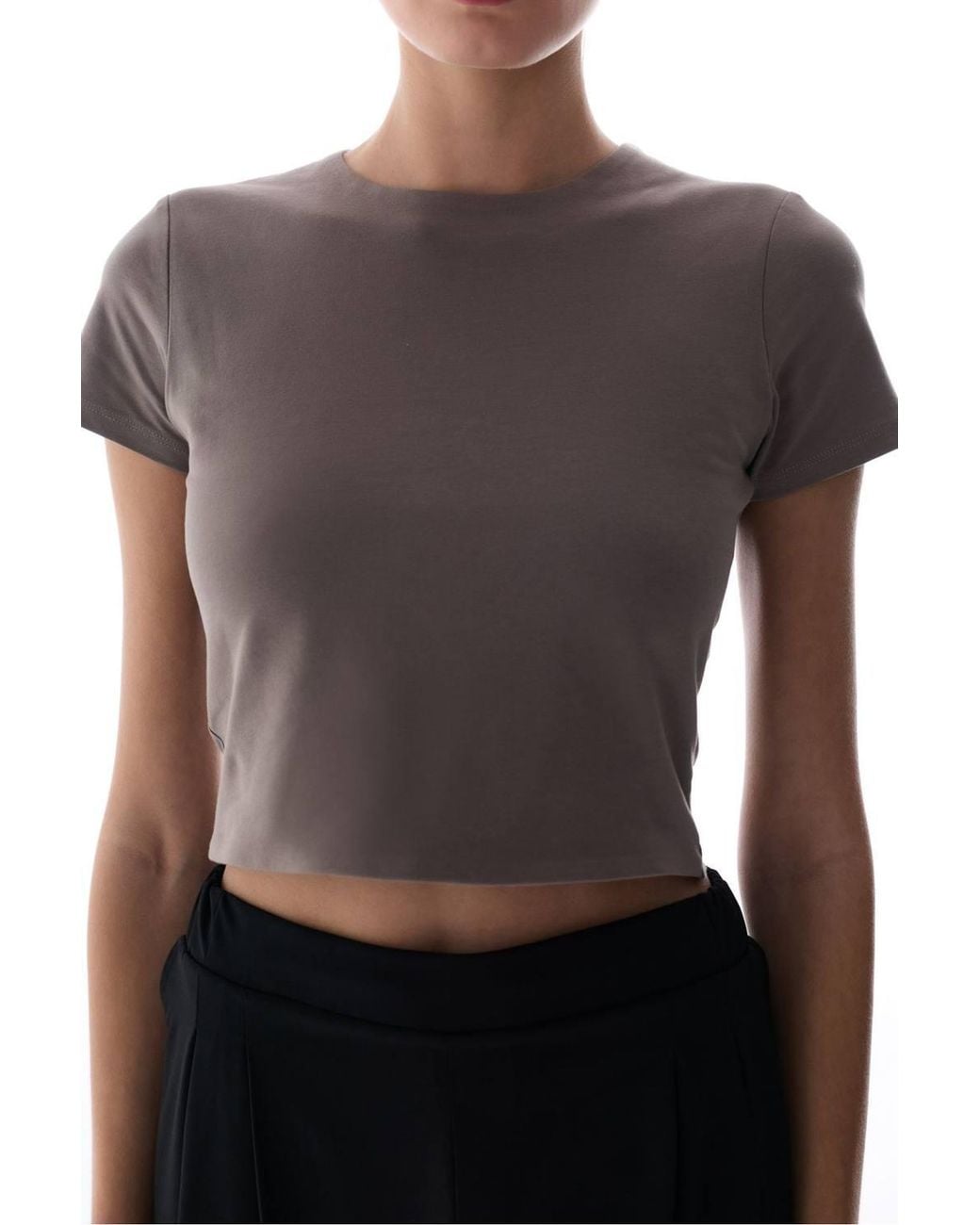 Penti Gray Crew-Neck Short-Sleeve T-Shirt