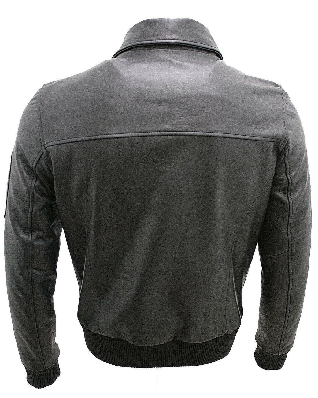 Infinity Leather Gray Cowhide Airline Leather A2 Us Airforce Bomber Jacket for men