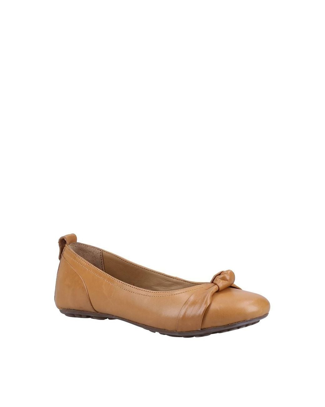 Hush Puppies White 'Jada' Knot Ballerina Flat