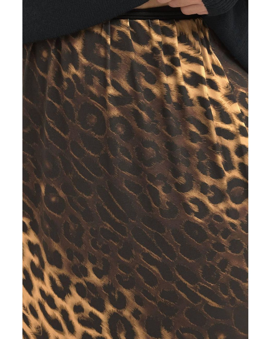 Yours Brown Leopard Print Maxi Skirt