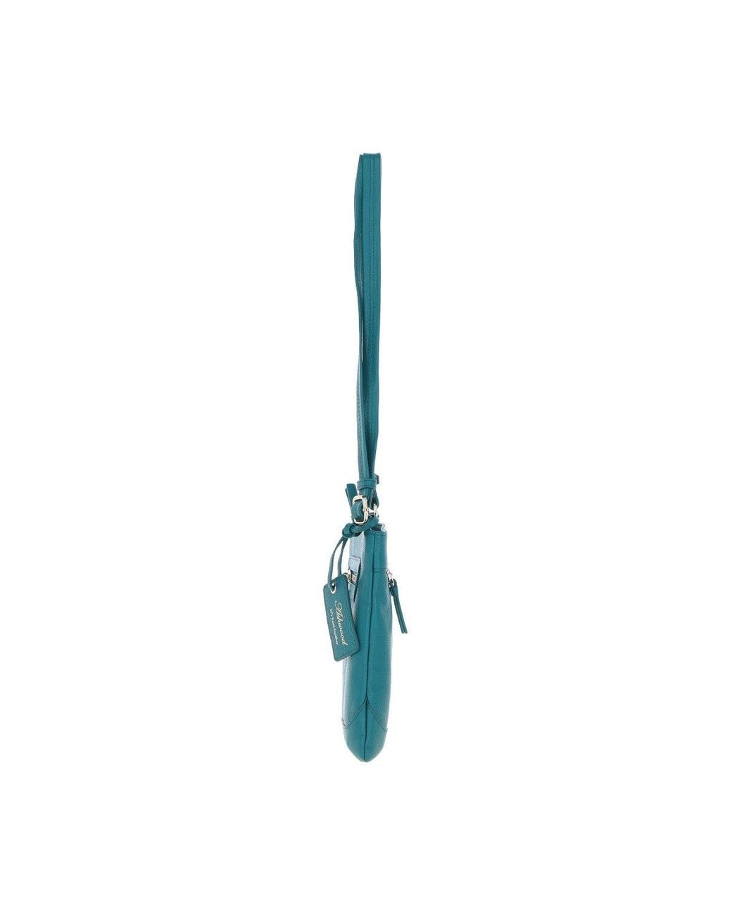 Ashwood Leather Blue 'Bliss' Leather Cross Body Bag With Adjustable Strap