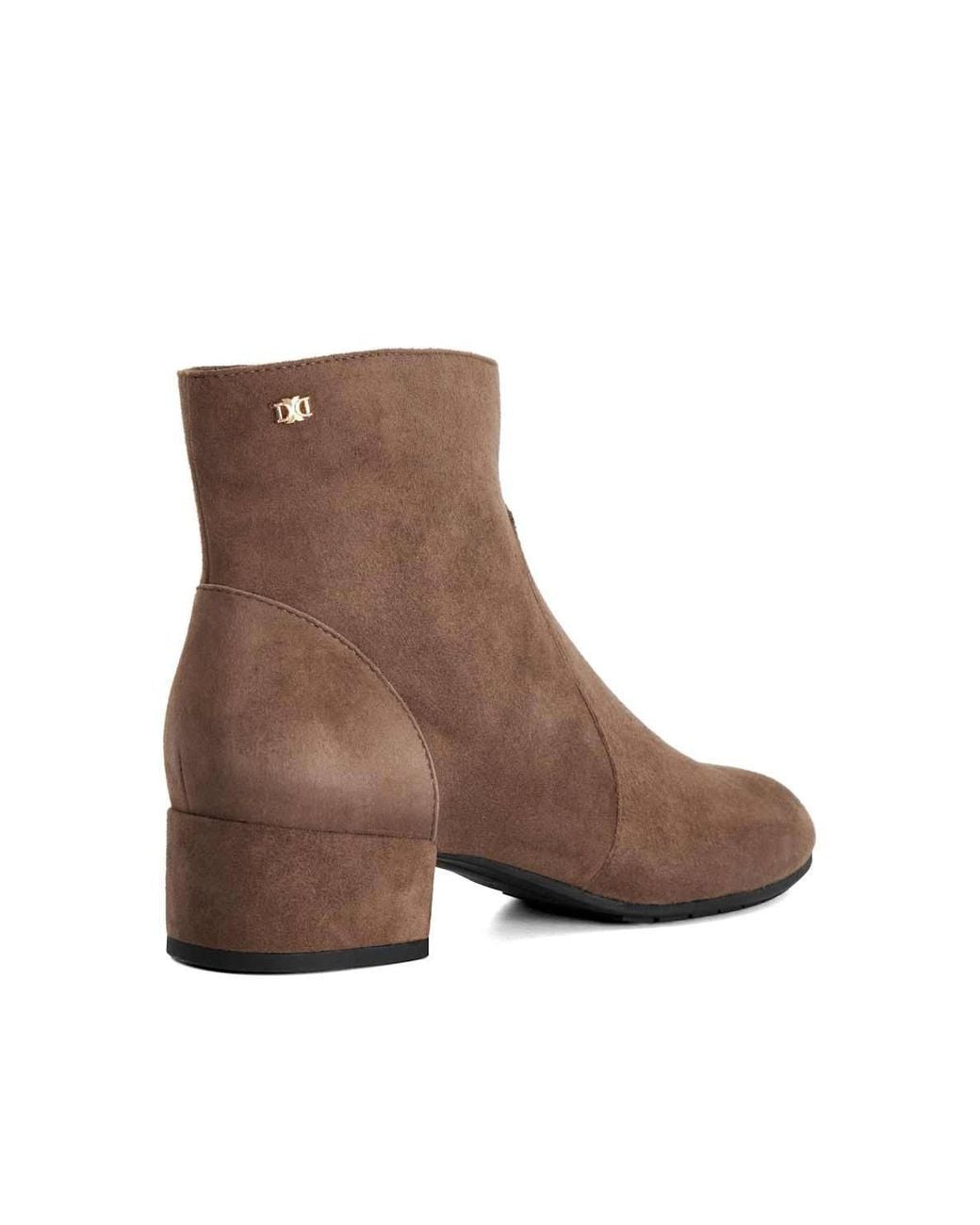 Dune Brown 'Pardys' Suede Ankle Boots