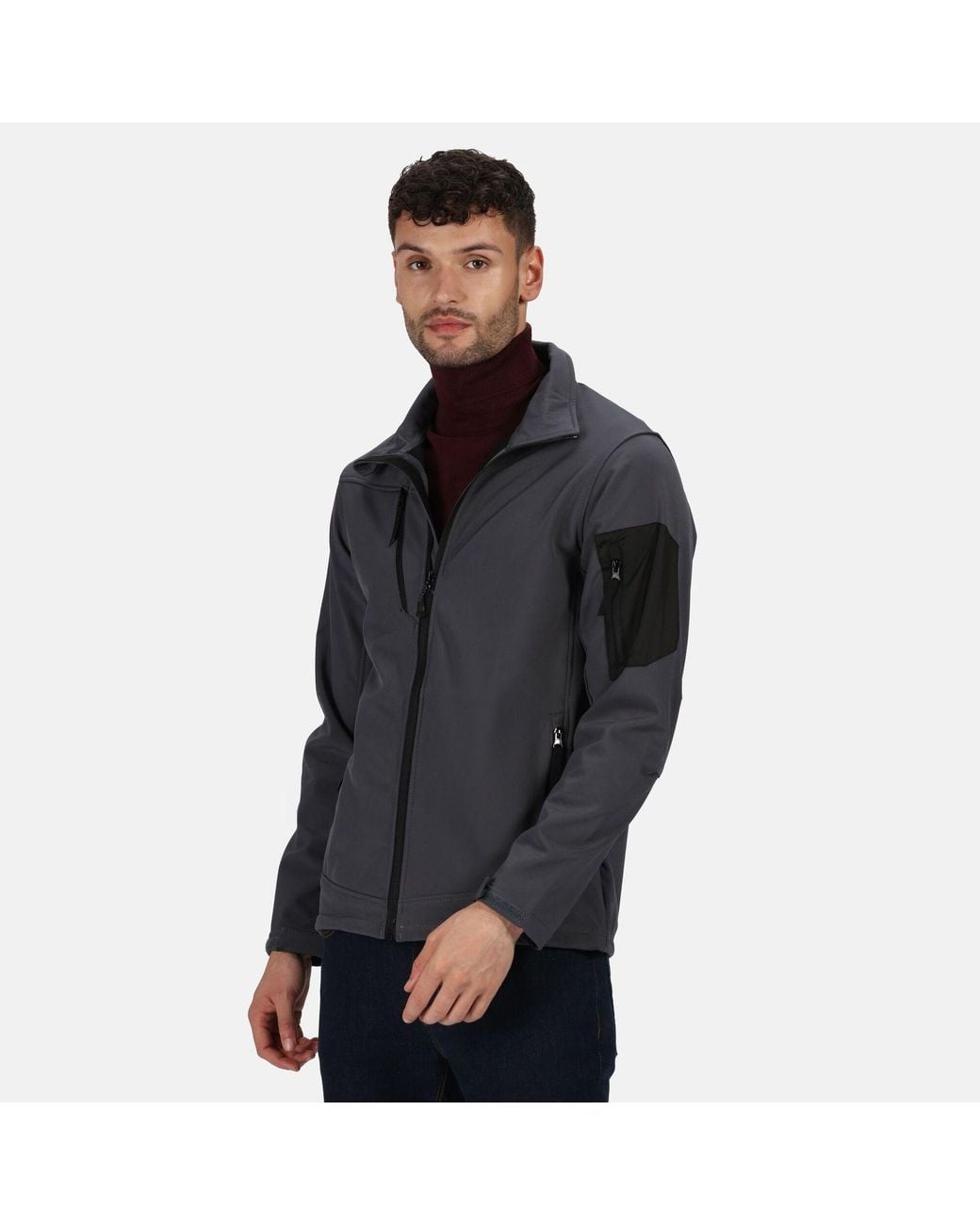 Regatta Blue 3 Layer Membrane Soft Shell Jacket for men