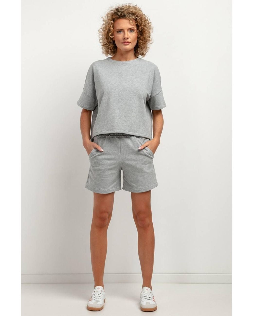 Love Lace Gray High Waisted Short Shorts With Pockets