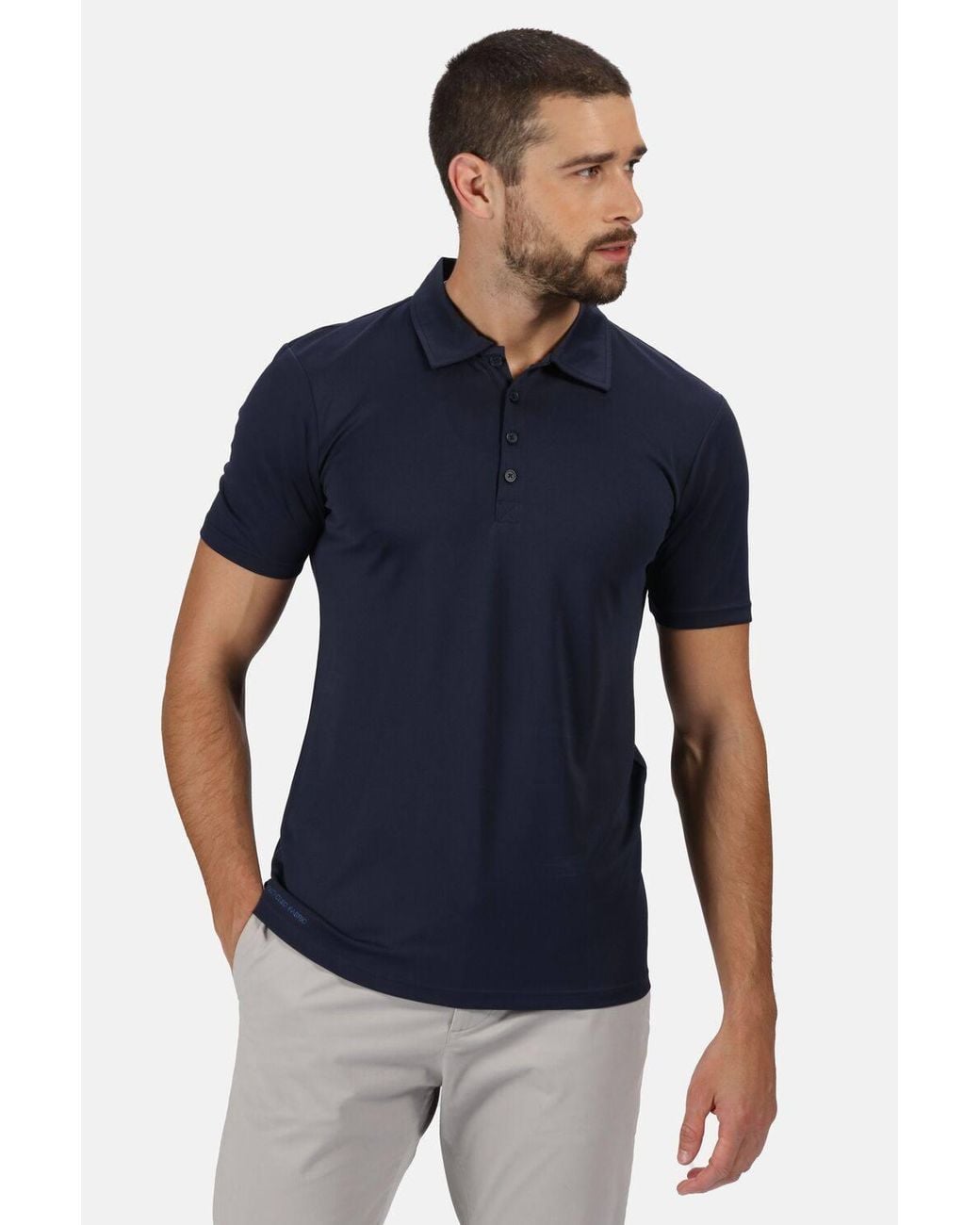Regatta Blue Honestly Made Polo Shirt for men