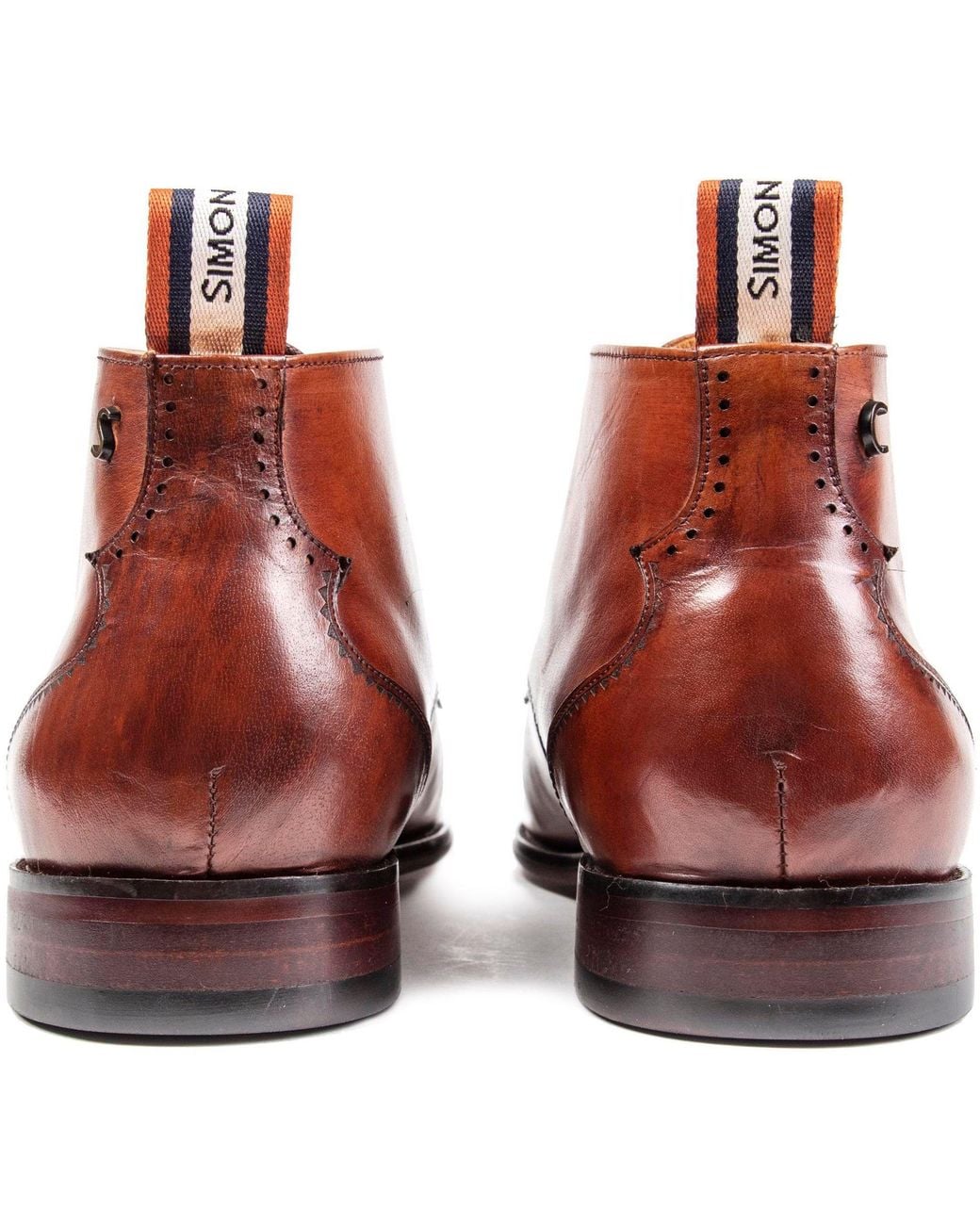 Simon Carter Brown Collie Chukka Boots for men
