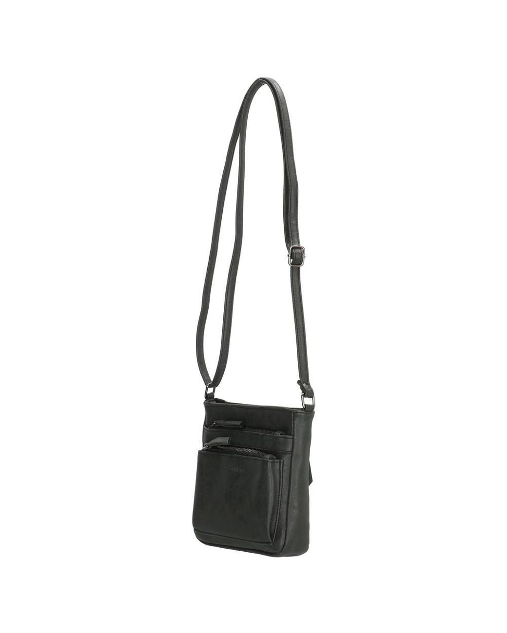 Enrico Benetti Black Zoe Single Handle Vegan Leather Small Shoulderbag