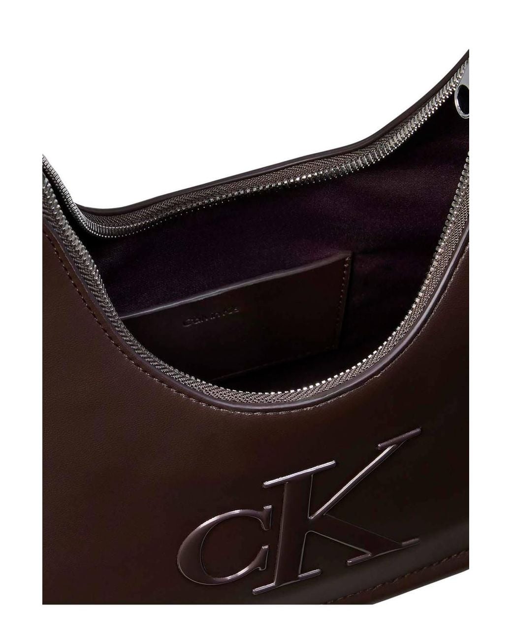 Calvin Klein Black Bold Ck Small Crescent Bag Delicioso