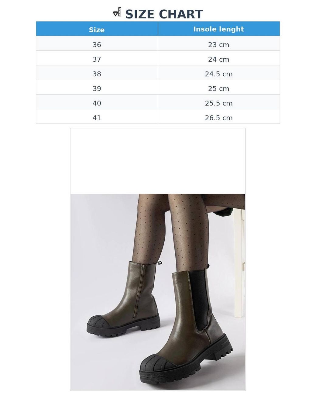 KDMD Green Trapper Insulated Sable Boots With Side Zipper & Warm Lining