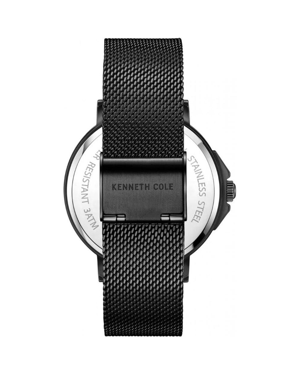 Kenneth Cole Black Kc50778002 Classic 41Mm Quartz Watch for men