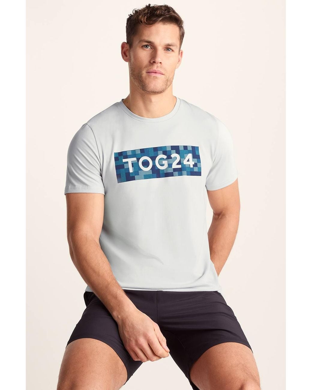 TOG24 Blue 'Abel' Breathable Performance T-Shirt for men
