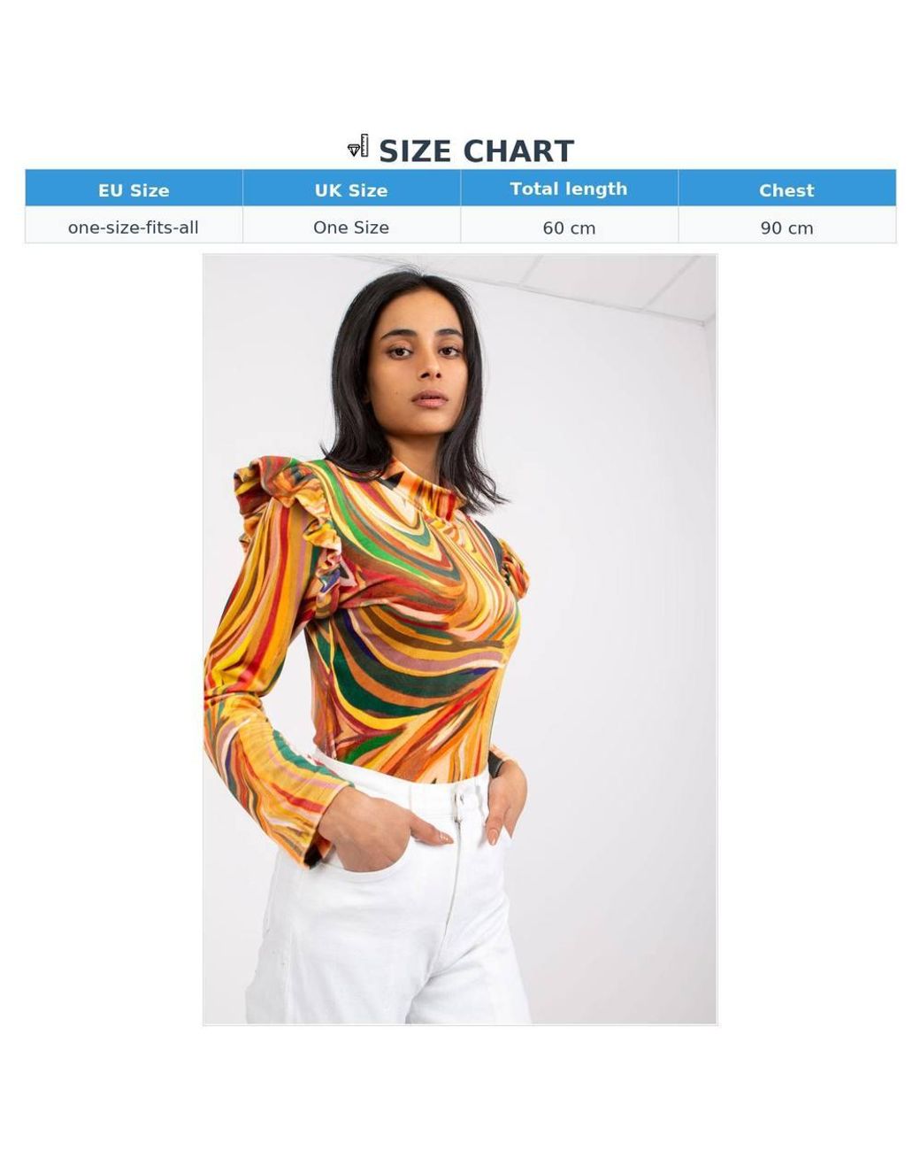 Love Lace Orange Velvet Long Sleeve Blouse With Ruffles