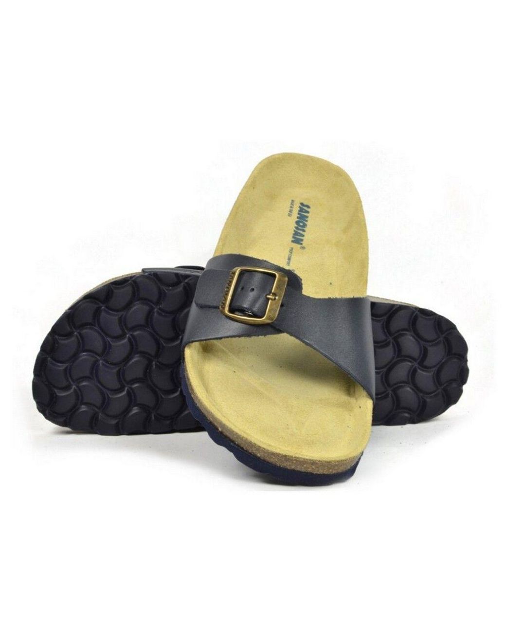 Sanosan Blue Malaga Leather Sandals