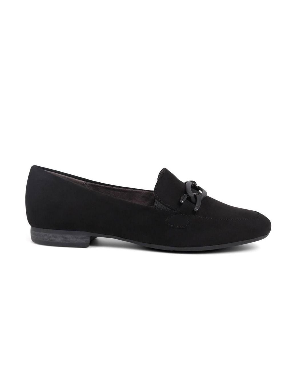 Pavers Black Smart Slip On Loafers