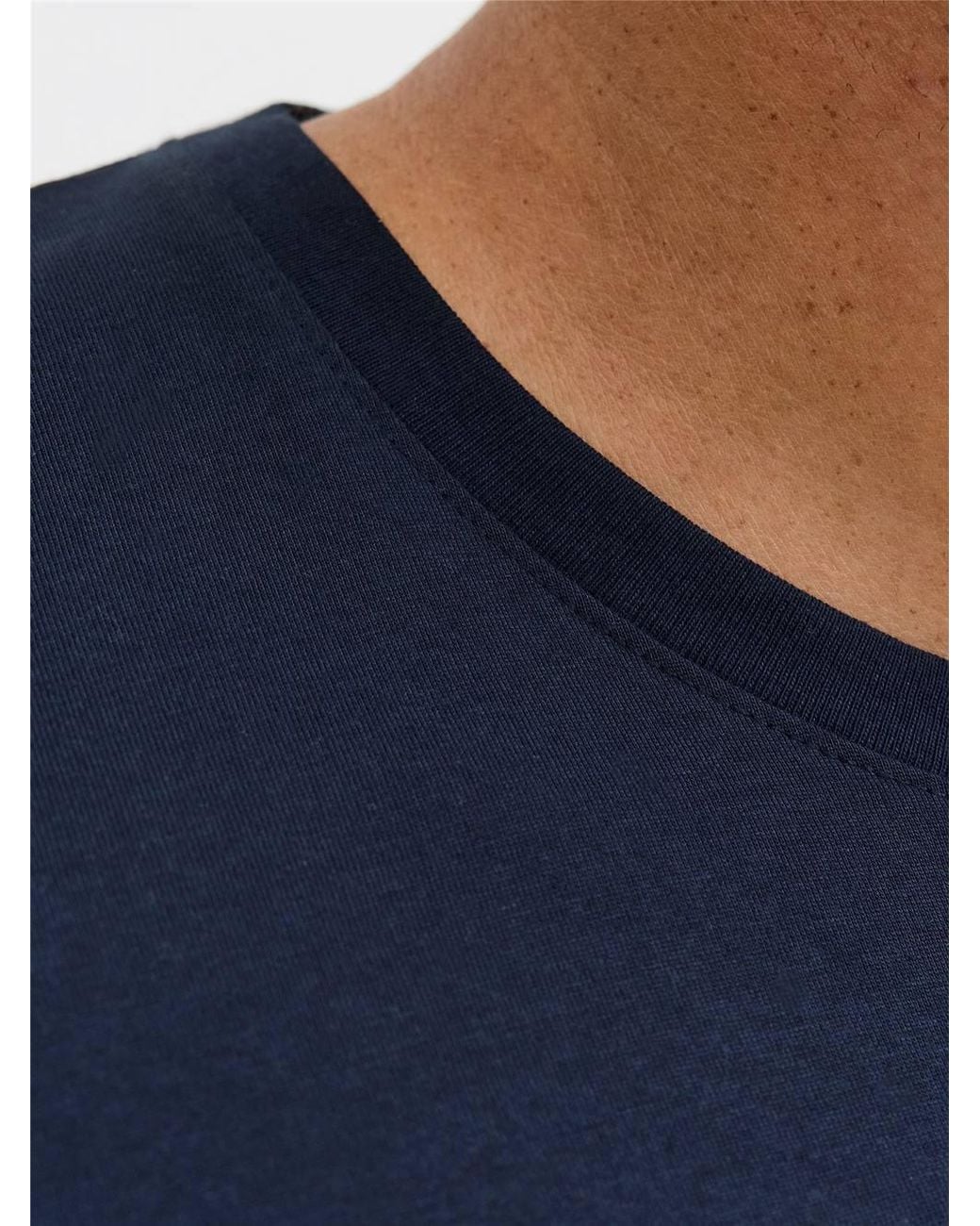 Jack & Jones Blue Logo Printed T-Shirt For for men