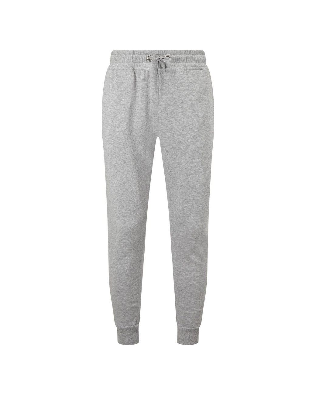 Tridri Gray Fitted Joggers for men