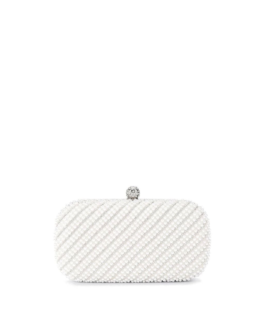 Carvela Kurt Geiger White 'Cecilia Hard Clutch' Bag