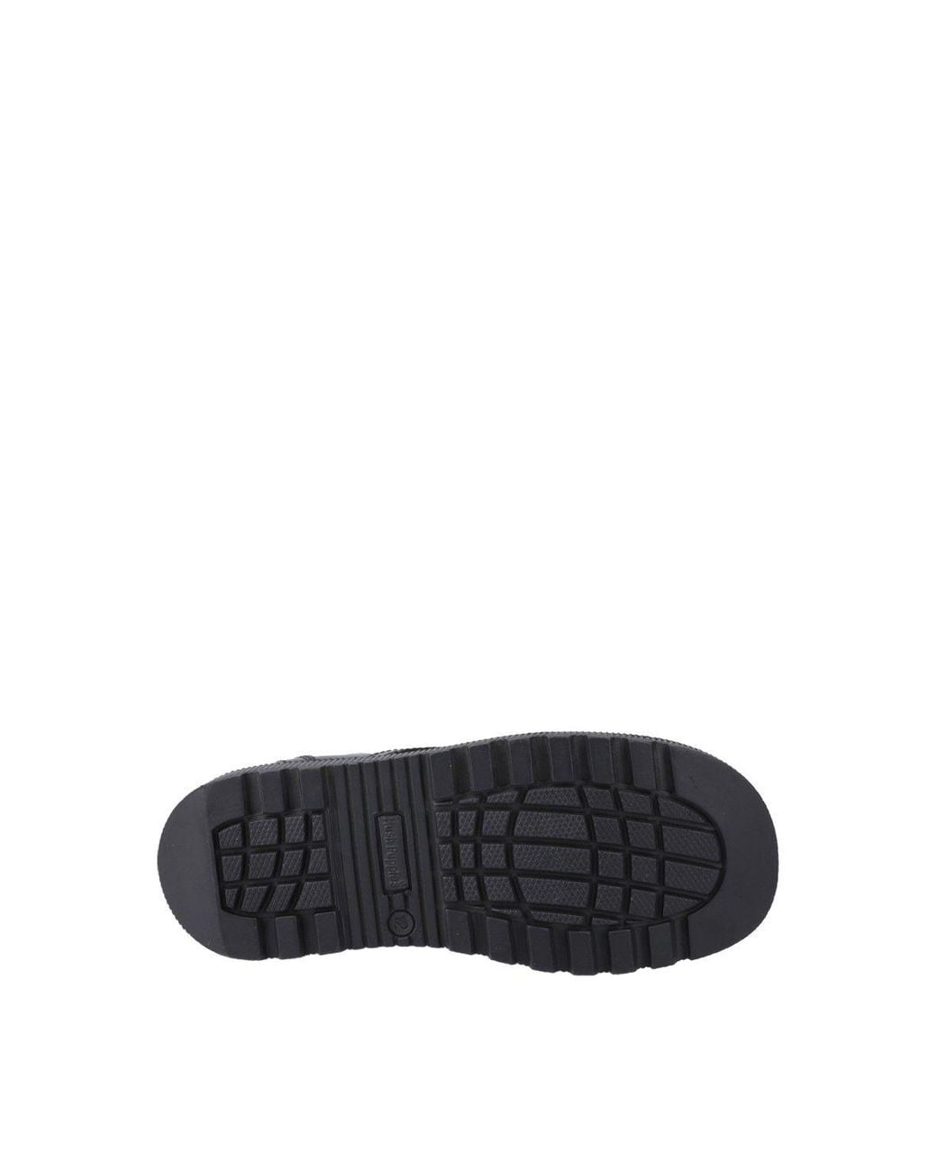 Hush Puppies Black Keeley Lace Up Patent Senior