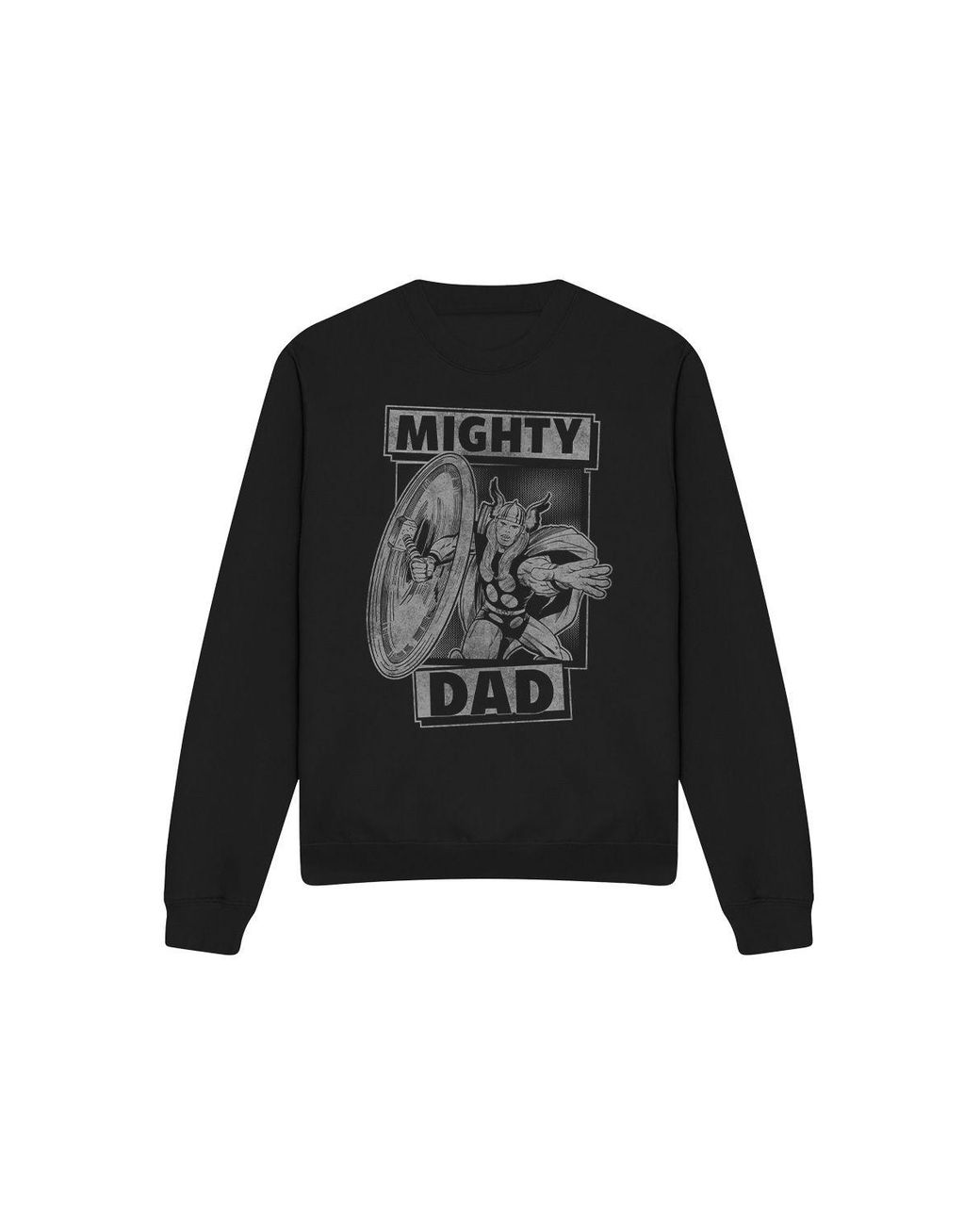 Marvel Black Thor Father's Day Mighty Dad Sweatshirt for men